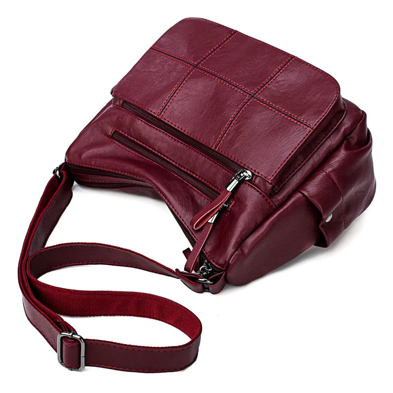 

Fashion Women Small Messenger Bag PU Leather Shoulder Bag Casual Square Mom Bag Female High capacity Crossbody Bags