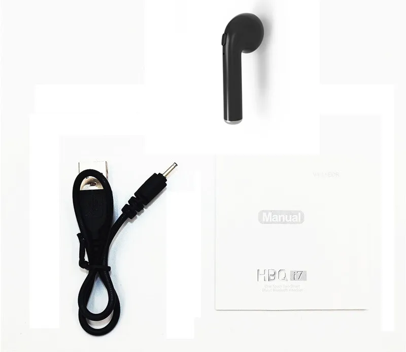 single black I7s Tws беспроводные наушники, Bluetooth наушники, стерео наушники-вкладыши, гарнитура с зарядным устройством, микрофон для всех Bluetooth, планшетов, смартфонов - Цвет: single black
