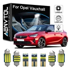 Комплект светодиодных ламп AENVTOL Canbus для Opel Vauxhall Insignia A Astra H J K Vectra C Mokka Corsa C D E Grandland X Adam