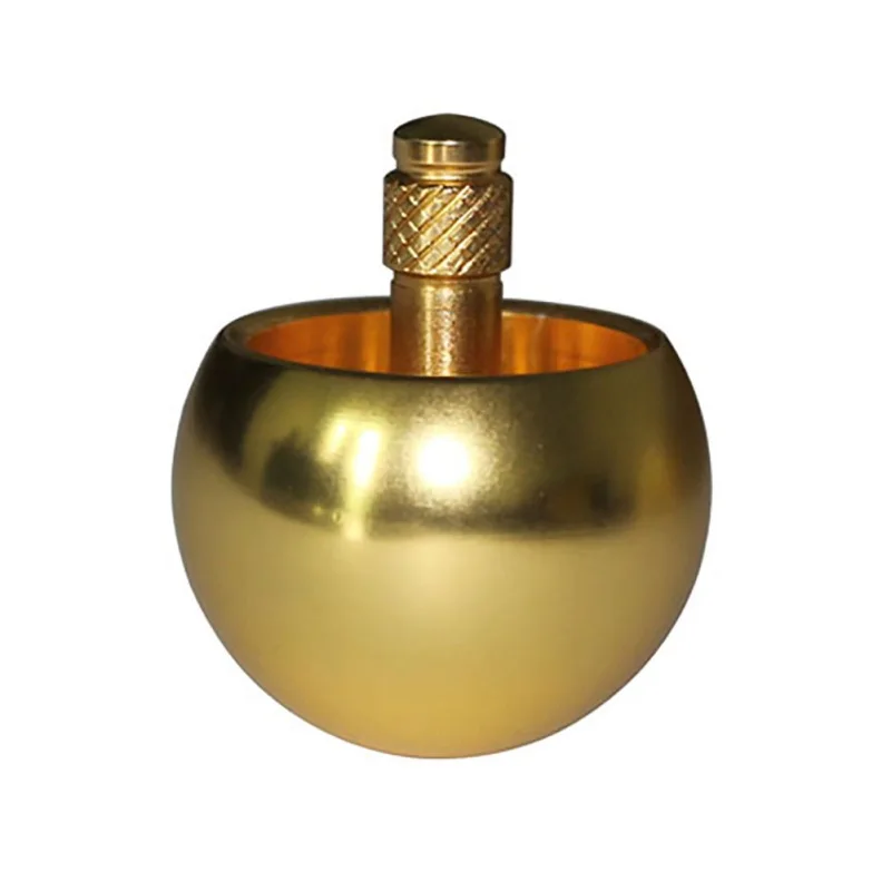 

Metal top flip upside down rotating silver gold