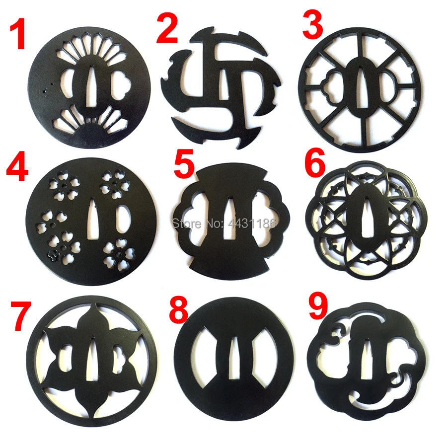 Красивые металлические поделки японский меч железная Накладка для