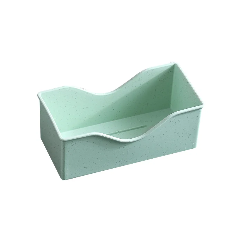 

5pc Wheat Straw Tableware Reusable Household Dishware Seasoning Solid Soybean Dish Sauce Salt Snack Small Plate Kitchen Supplies