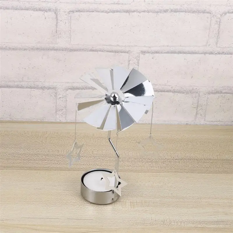 Креативный вращающийся подсвечник из нержавеющей стали с вертлюгом