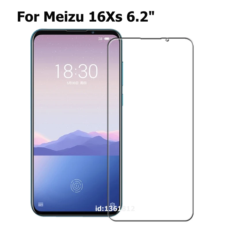 Закаленное стекло 9H для Meizu 16Xs Высококачественная защитная пленка защитное