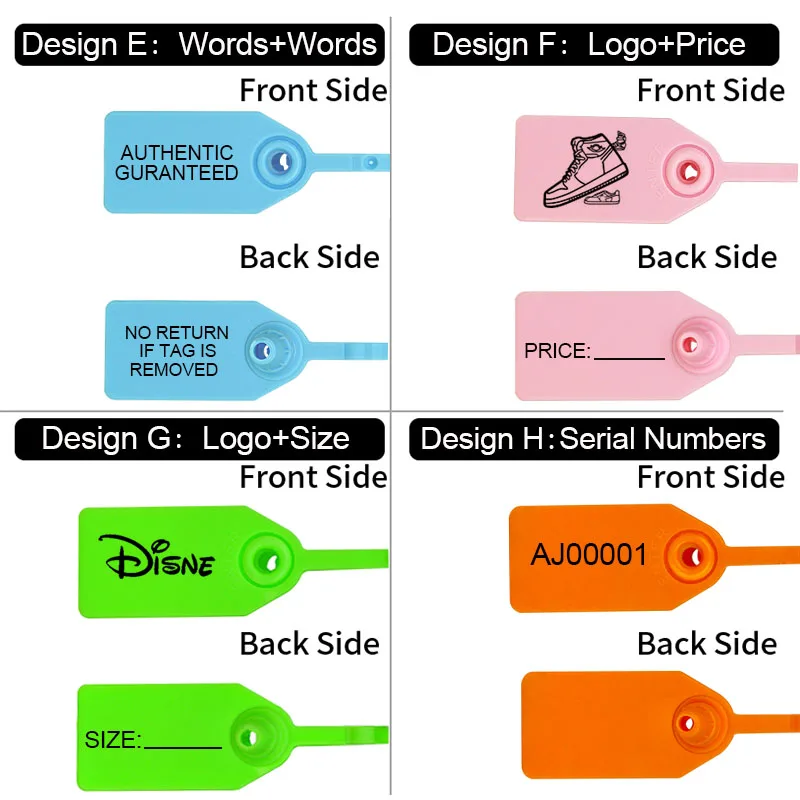 Одноразовые пластиковые защитные этикетки 250 мм/9 8 дюйма индивидуальные ярлыки