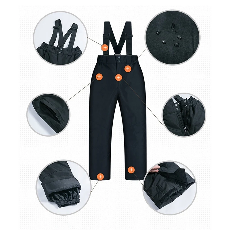 MUTUSNOW детский лыжный костюм Водонепроницаемый теплая куртка для снежной погоды и