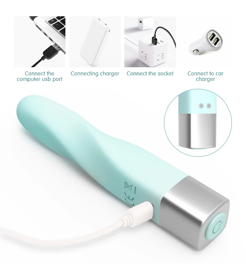 Вибратор в виде пули USB для женщин миниатюрный Вибрирующая помада-мастурбатор