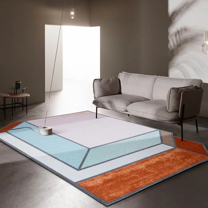 Ковер в скандинавском стиле Morandi с объемным оформлением ковер большого размера