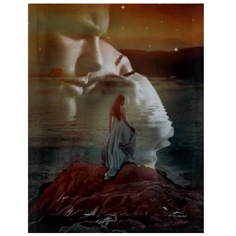 Алмазная живопись, пейзаж, Набор для вышивки крестом