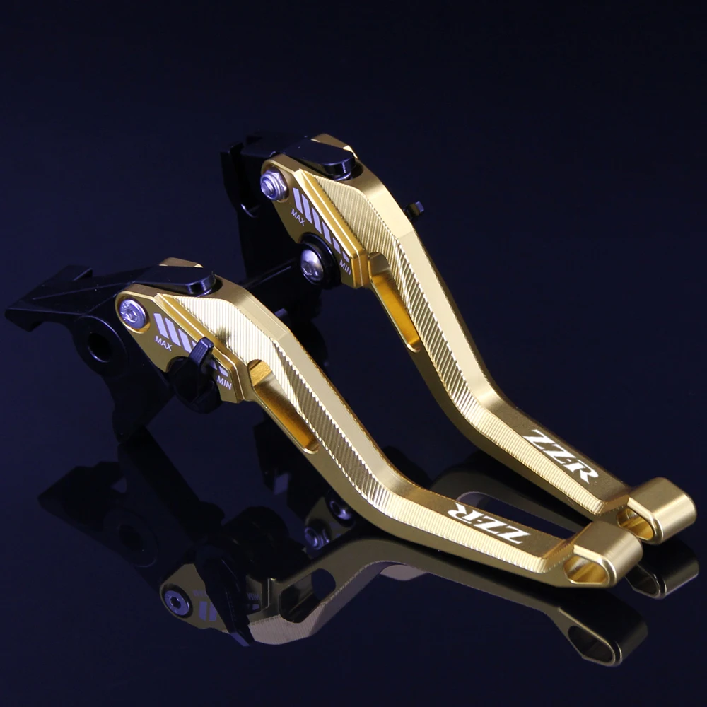 

3D Rhombus Hollow Design Patent Adjustable Motorcycle CNC Brake Clutch Levers For Kawasaki ZZ-R ZZR/ZX1400 SE Version 2016-2018