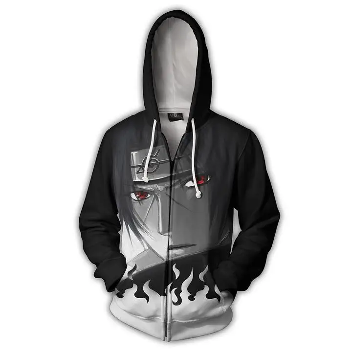 Аниме Наруто Akatsuki костюмы Хокаге Наруто Узумаки Топ Косплей Наруто толстовки куртки с 3D принтом толстовки на молнии Кофты