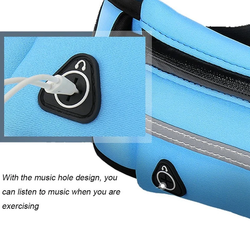 

Waterproof Running Waist Bag Canvas Sports Jogging Portable Outdoor Phone Holder Belt Bag Women Men Fitness Sport Accessories
