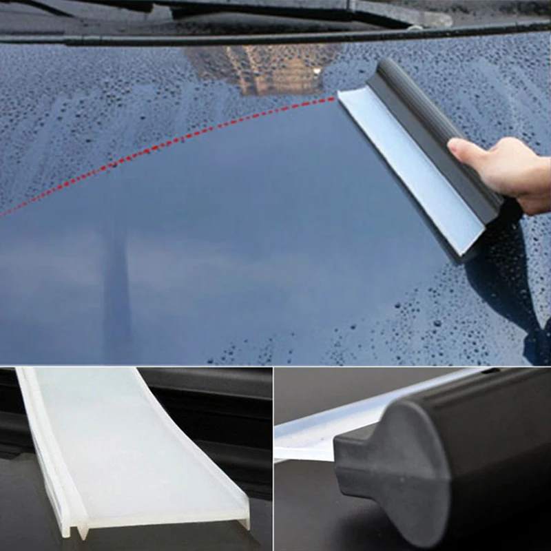 

Silicone Wiper For Car Wash Window Wiper - Black / New High Quality Car Exterior Cleaning And Maintenance Products 1pc