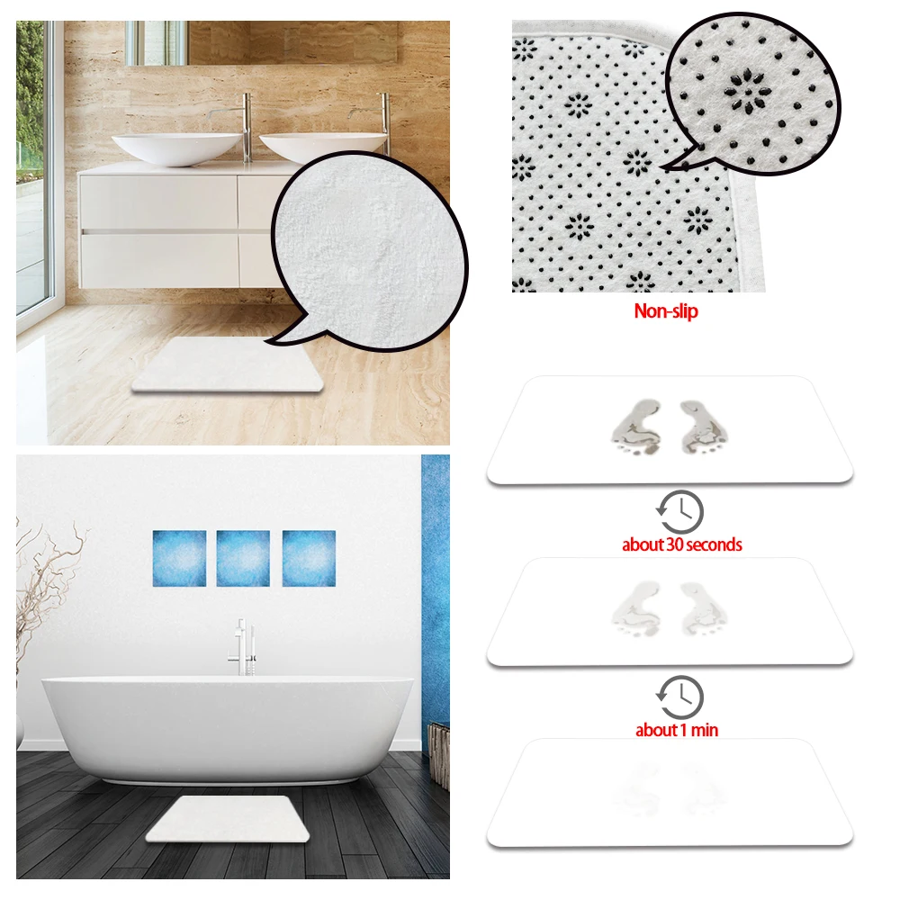 Bathroom Non-slip Mats Octopus Turtle Beach Mat Set 3D Print Bath Floor Carpet Flannel Toilet Rug WC Doormat 45*75CM and 40*60CM images - 6