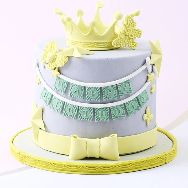 Корона силиконовая форма «сделай сам» Fondant(сахарная) форма для торта шоколада помадка сухой Pes керамическая глина ювелирные изделия аксессуары из смолы пресс-форм