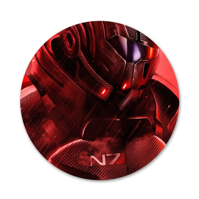 

Mass Effect N7 Icons Pins Badge Decoration Brooches Metal Badges For Backpack Decoration