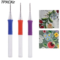 diy hand embroidery pen cross stitch embroidery needle diy crafts embroidery pen set punch needle sewing accessories