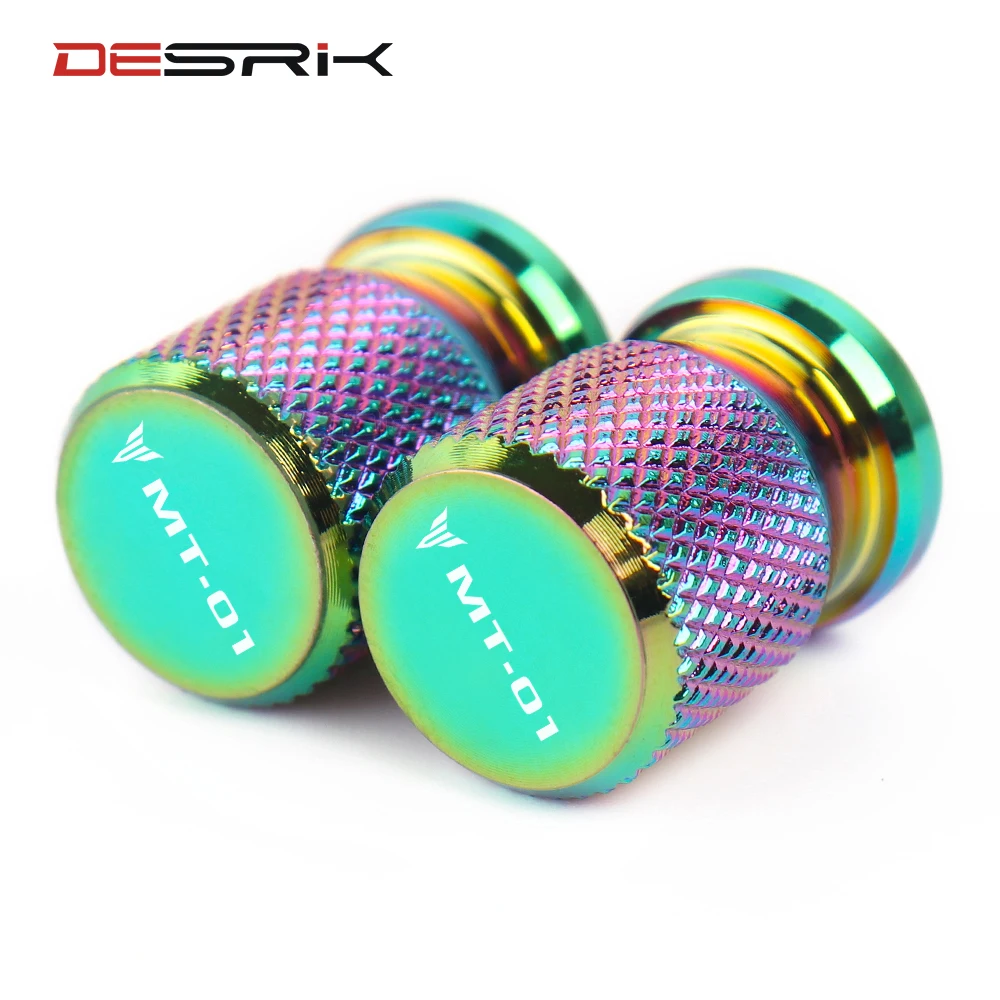 Одна пара универсальных алюминиевых колес для мотоцикла колпачки шин