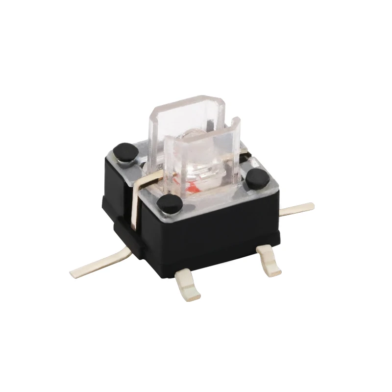 10 pcs ts h012 touch switch 66 smd lamp connector 6 pin stand sticker electronic components accessories free global shipping