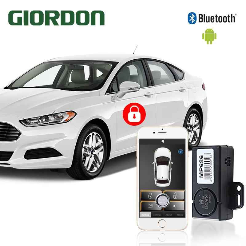 Универсальная бесключевая Система доступа автомобиля со встроенными пультами