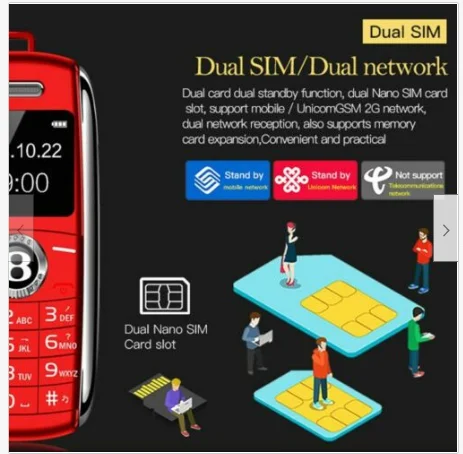 Милый мини мобильный телефон скоростной циферблат с двумя sim-картами Bluetooth Mp3 Magic