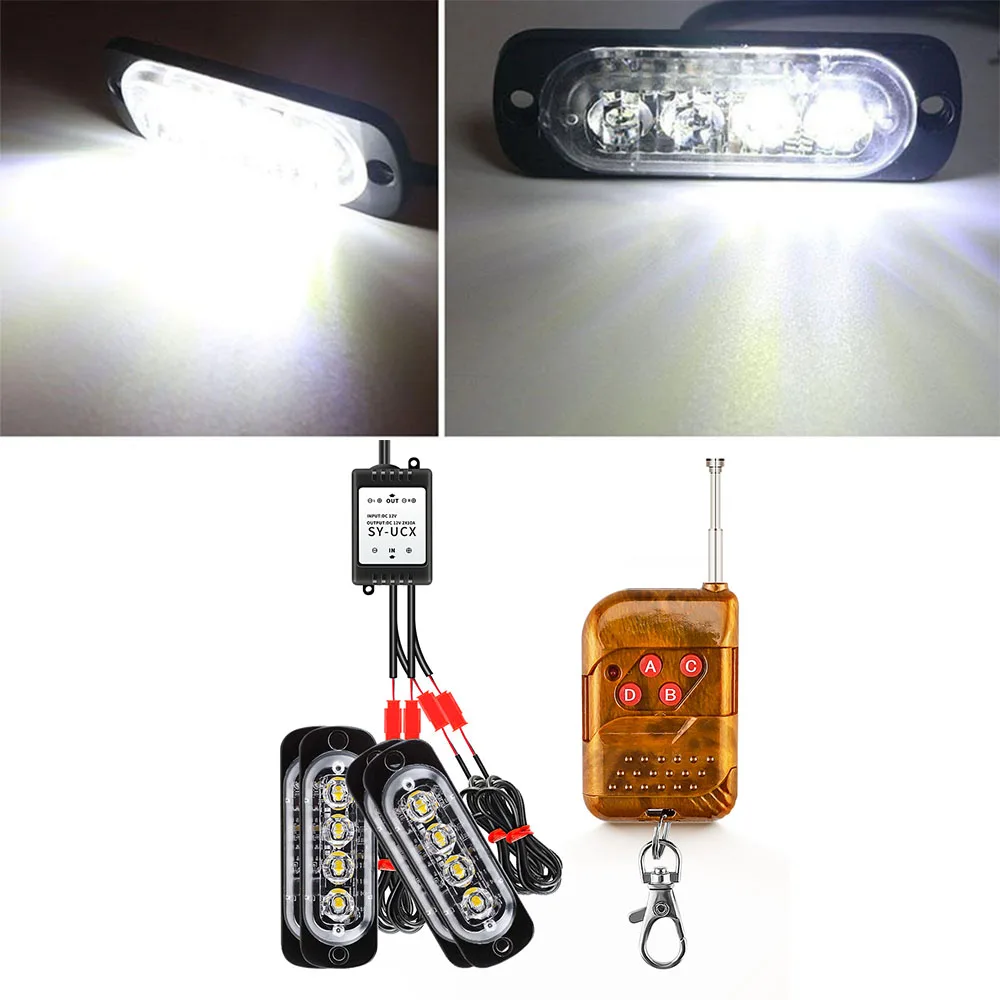 

Lamp Flash Light Emergency Strobe Warning DC12-24V White/blue/red/yellow