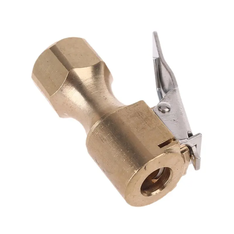 Патрон воздуха 1/4 дюймов Открытый поток прямо замок на шинный патрон с зажимом