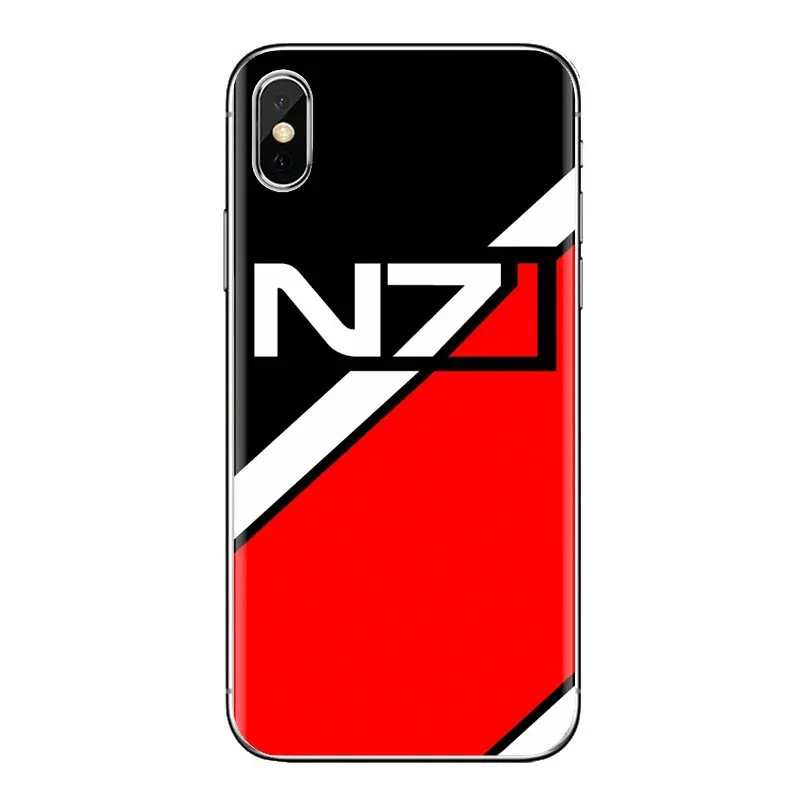 Mass Effect N7 Armour печать логотипа силиконовые чехлы для телефона samsung Galaxy S3 S4 S5 мини S6 S7