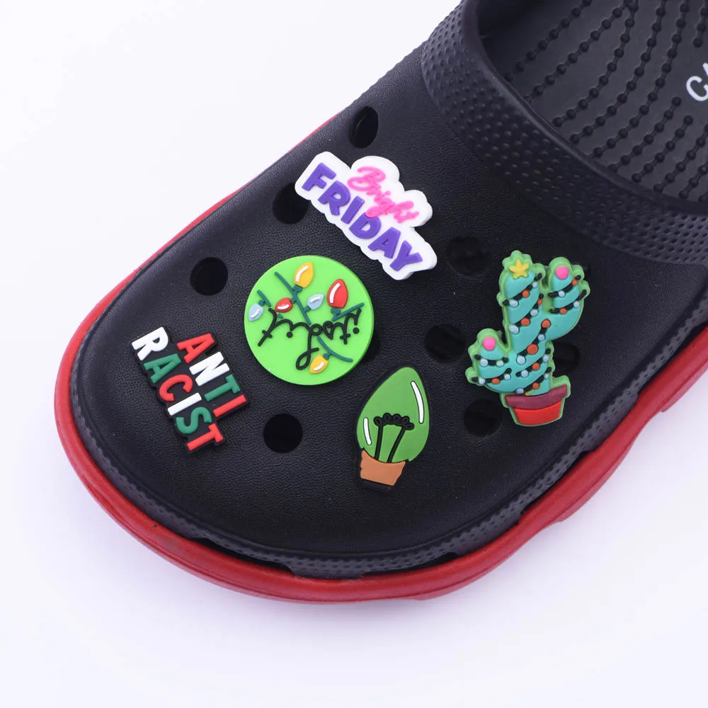 Симпатичные аксессуары подвески для обуви из ПВХ животные шар автомобиль