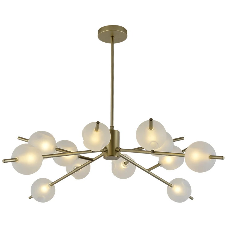 Kopen Nordic Restaurant Bar Woonkamer Hanglampen Moderne Glazen Bal Tak Kledingwinkel Hanger Lamp Home Decor Verlichtingsarmaturen