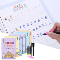5 books calligraphy practice copybook for kids number painting chinese pinyin set art writing books children exercise textbook