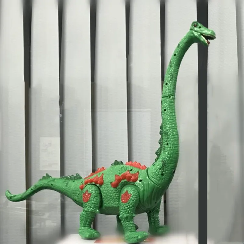 1pc green B Children Toys Electric Walking Dinosaur Toy Long Neck Lay Eggs Projection Lights Roar Sounds Kids Christmas Birthday Gifts - Цвет: 1pc green B