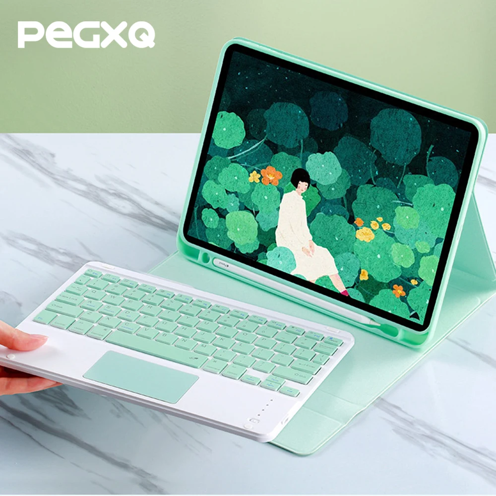 Универсальный беспроводной чехол для планшета с Bluetooth клавиатурой iPad 9 7 2017 2018