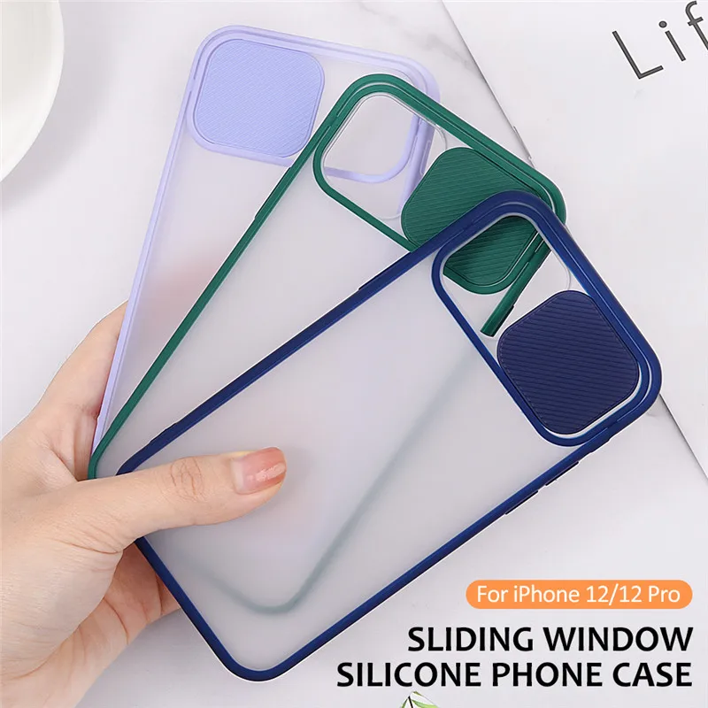 Модный чехол для телефона iPhone 12 Pro Max противоударный матовый защиты объектива