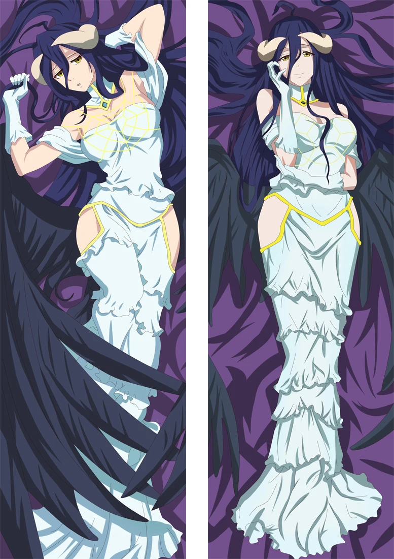 Наволочка Overlord Albedo Dakimakura Двусторонняя аниме наволочка для подушки спальни
