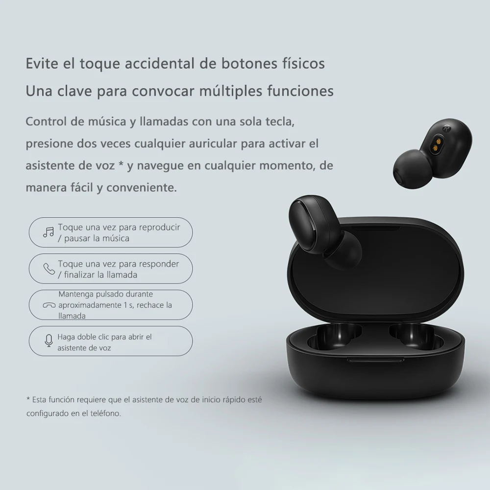 TWS-наушники Xiaomi Redmi AirDots 2 с поддержкой Bluetooth 5 0 и функцией автоподключения |
