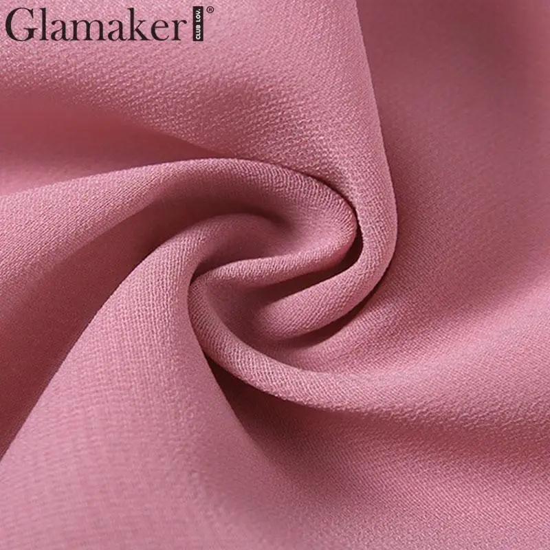 Glamaker облегающее платье в стиле пэчворк с рюшами и v образным вырезом длинным