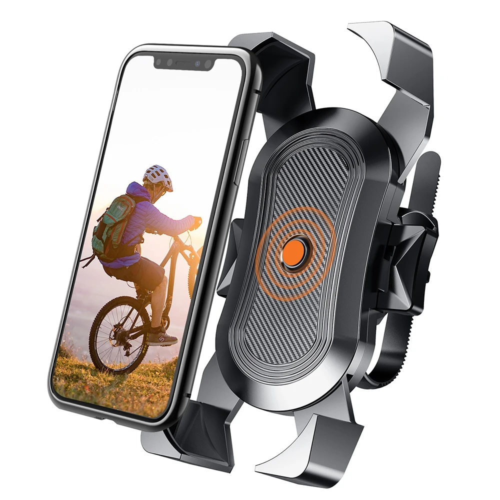 360 Degree Bike Phone Holder Motorcycle Bicycle Phone Holder Handlebar Stand Mount Bracket Mount Phone Holder For iPhone Samsung smartphone stand