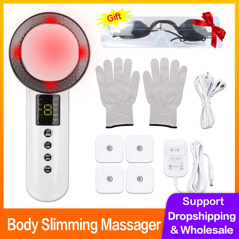 

Ultrasound Cavitation Body Slimming Massager EMS masajeador facial terapia de luz led Weight Loss Lipo Anti Cellulite Fat Burner