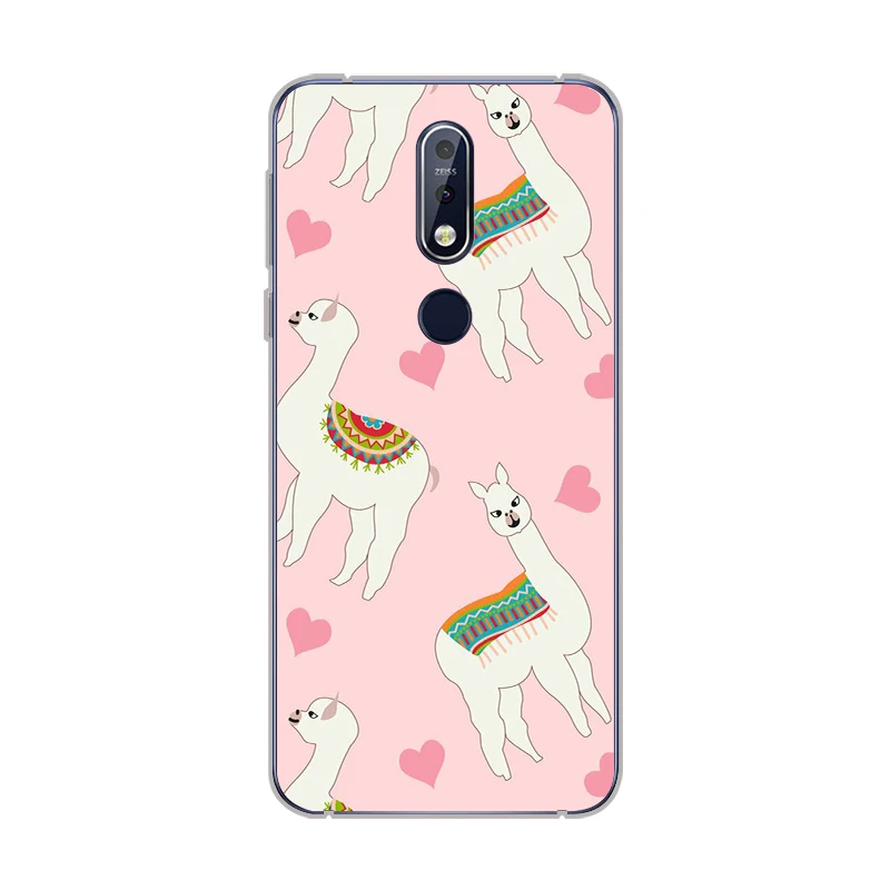 Ciciber лама Альпака чехол для Nokia 8 1 7 6 5 3 2 Plus 9 PureView чехлы телефонов X7 X6 X5 X3 TPU|Бамперы| |