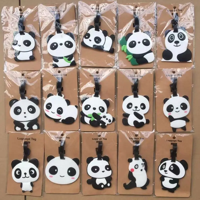 IVYYE панда серии аниме аксессуары для путешествий багажная бирка на чемодан ID