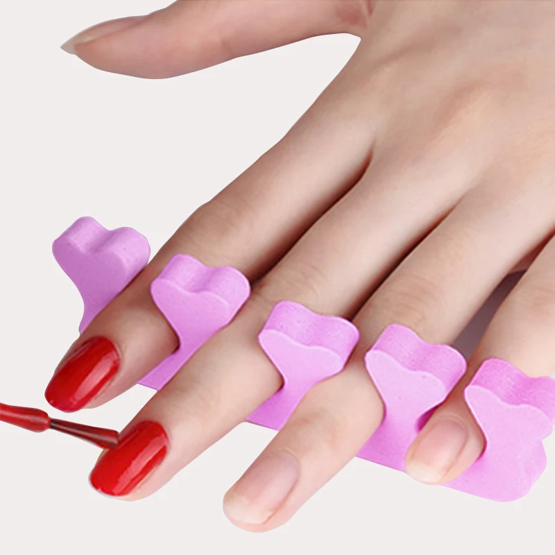 

50 шт./упаковка, губка-разделитель для ногтей