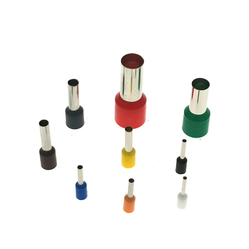 Обжимные клеммы для труб 1000 шт. изолированный концевой соединитель