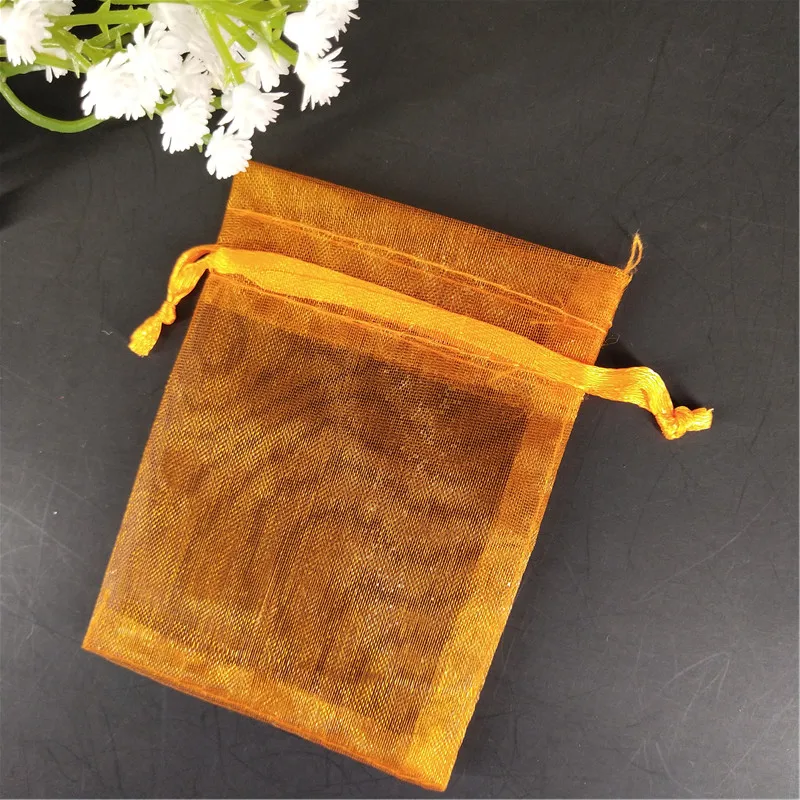 50 шт. ювелирных изделий мешки из органзы подарочные пакеты для упаковки холст