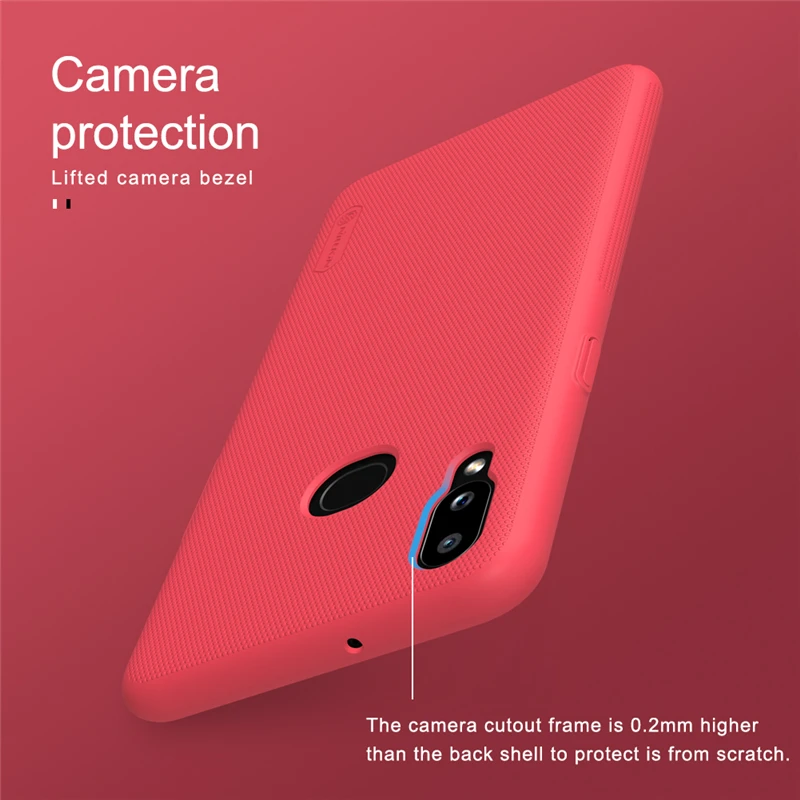 NILLKIN For Samsung Galaxy A10s Case Cover Hard PC Matte Frosted Shield SM-A107 Back Shell |