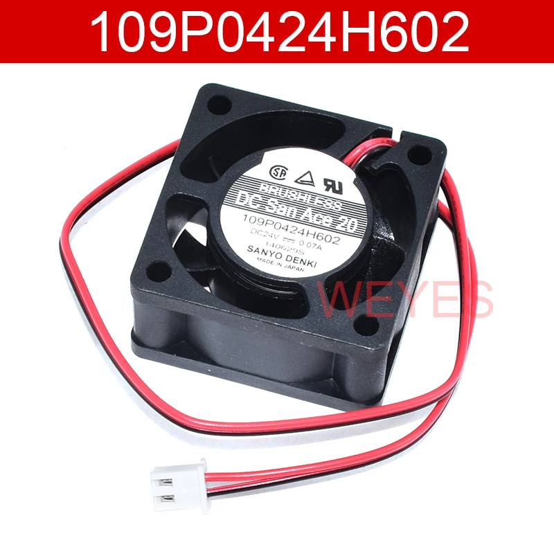 Оригинальный двухрядный охлаждающий вентилятор для SANYO 109P0424H602 DC24V 0.07A 40*40*20