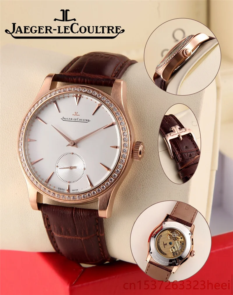 

Jaeger-LeCoultre- watch men's skeleton automatic mechanical AAA watch gold skeleton retro men's women watch quartz watch