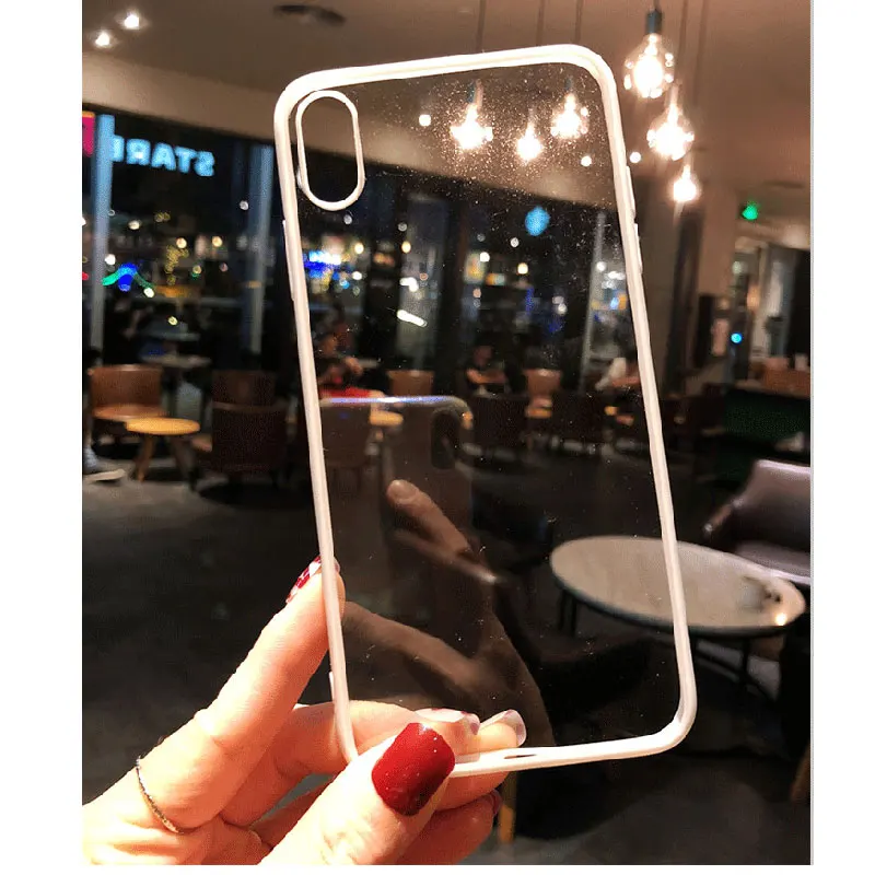 Чехол для iPhone X 7 8 Plus Xr Xs макс. закаленное стекло Роскошная задняя крышка 6 6s