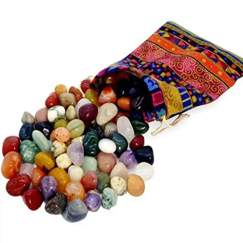 Полированный мощный камень 100 г 1-2 см натуральный кварц смешанные кристаллы