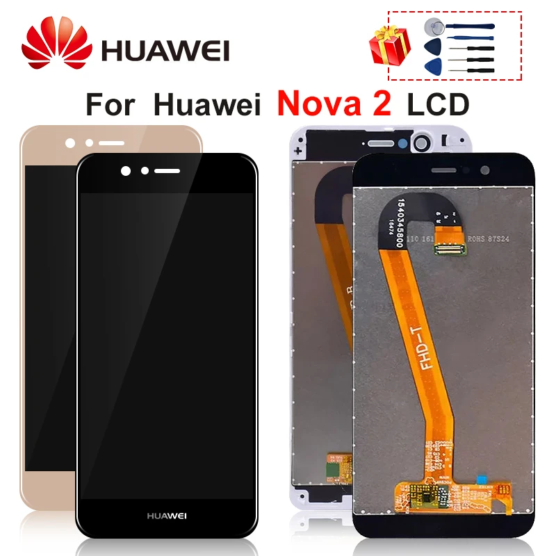 5 0 &quotдля Huawei Nova 2 PIC L29 L09 LCD дисплей сенсорный экран дигитайзер запасные части с